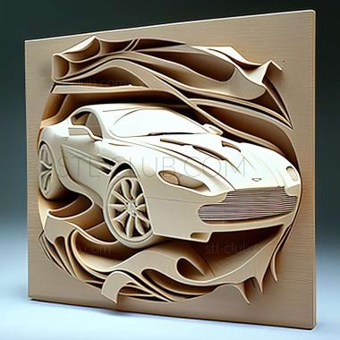 3D модель Aston Martin Vantage 2005 (STL)